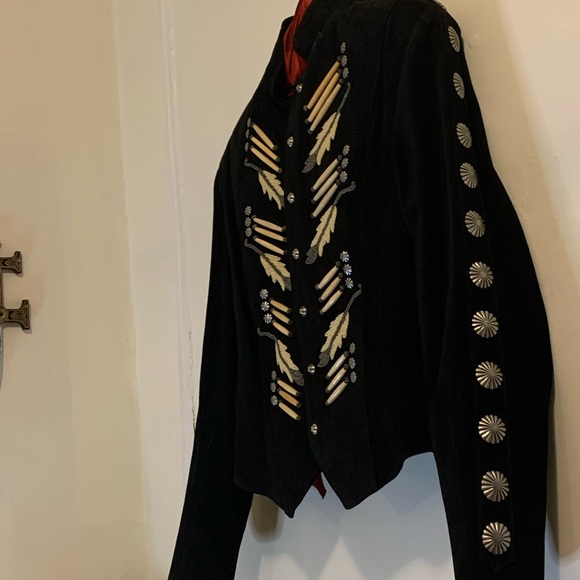 North American Frontier Pigskin Leather Jacket Handmade in USA Vintage Size M - Picture 5 of 16